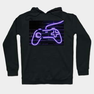 Neon Gaming Controller for Gamer Hoodie